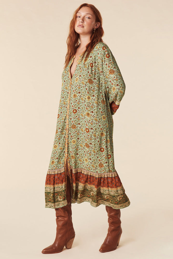 Lady Untamed Button Down Midi Dress