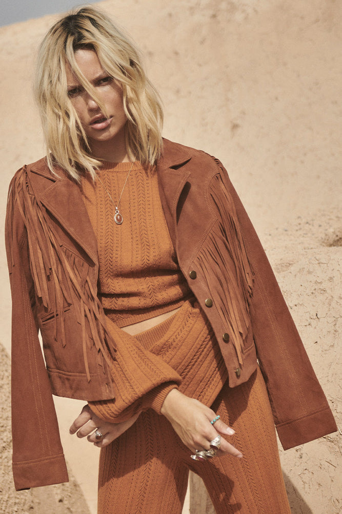 Rider Suede Tassel Jacket