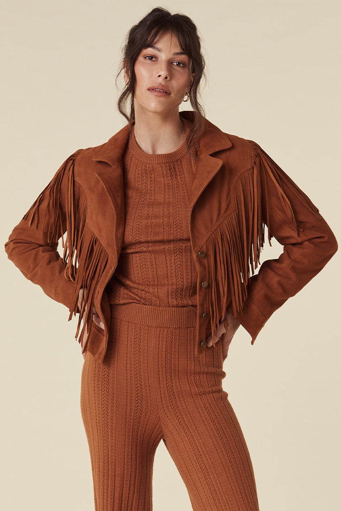 Rider Suede Tassel Jacket