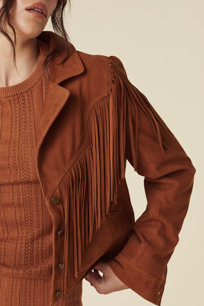 Rider Suede Tassel Jacket