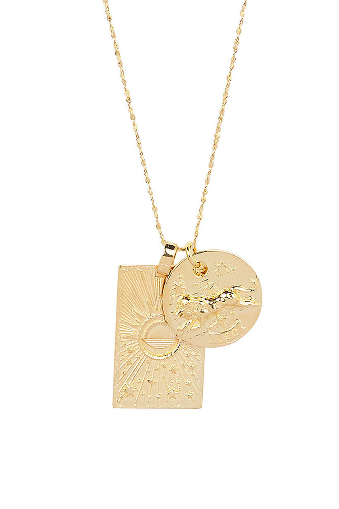 Leo Stargazer Zodiac Necklace
