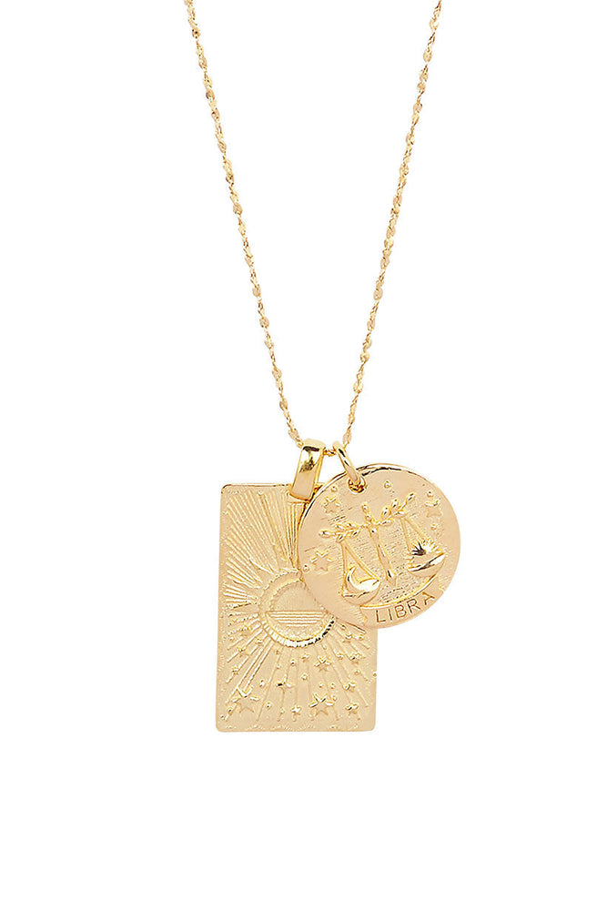 Libra Stargazer Zodiac Necklace