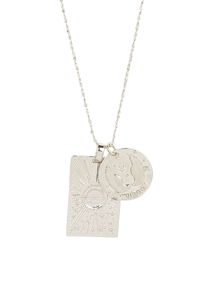 Virgo Stargazer Zodiac Necklace